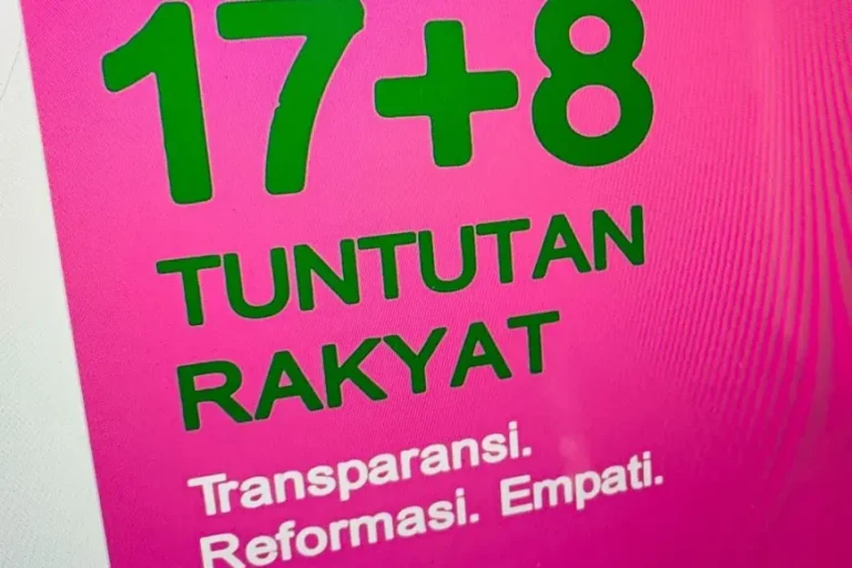 Ungkap Makna Warna Hijau dan Pink, Identitas Gerakan 17+8 Tuntutan Rakyat
