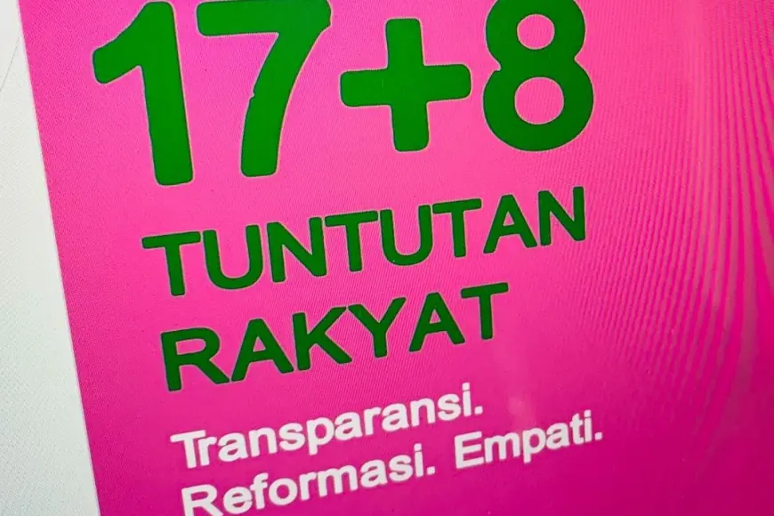Ungkap Makna Warna Hijau dan Pink, Identitas Gerakan 17+8 Tuntutan Rakyat