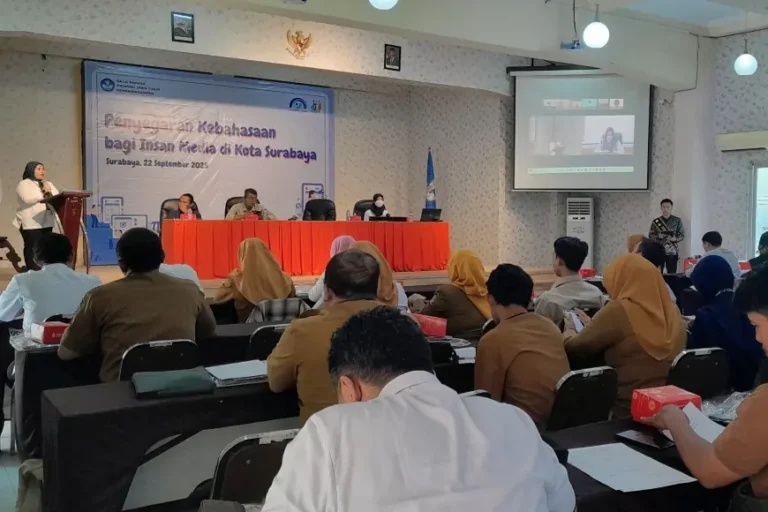 Gelar Forum Penyegaran Bahasa Indonesia, BBP Jatim Dorong Insan Media Jaga Mutu Tulisan