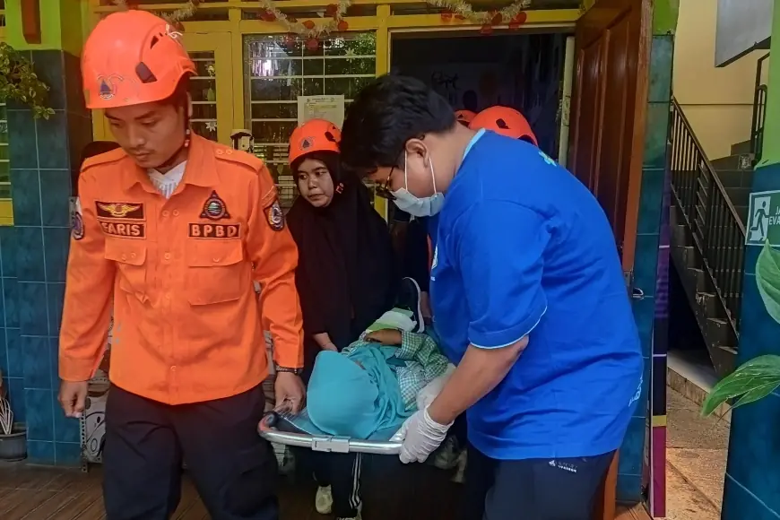 BPBD Jember Gelar Simulasi Edukasi Praktek Penanganan Bencana di Sekolah Dasar