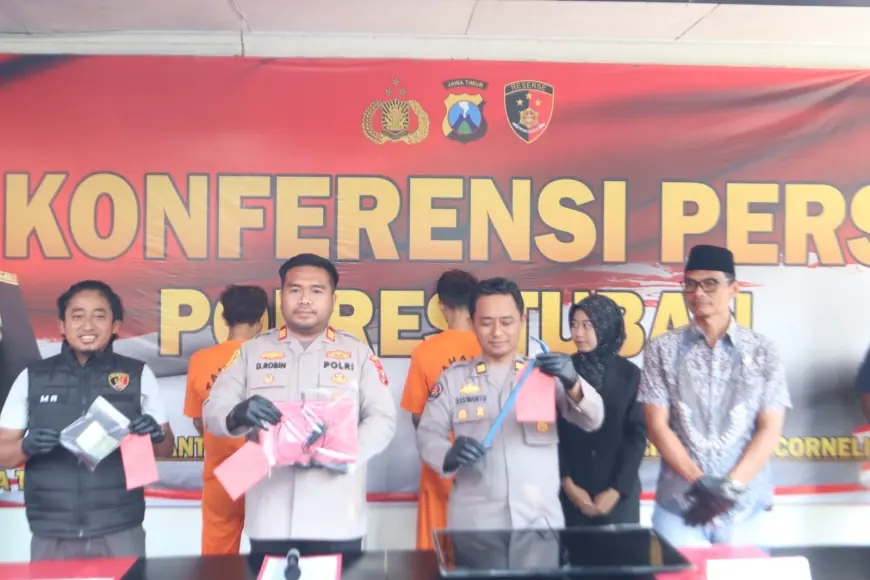 Satreskrim Polres Tuban Ringkus Spesialis Curat, Seorang Pelaku Dilumpuhkan