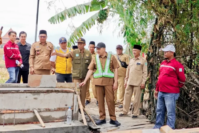 Progres Jembatan Karangjati Lampaui Target, Bupati Pasuruan Harap Proyek Selesai Tepat Waktu