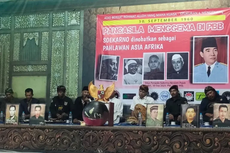Berbagai Komunitas di Kediri Gelar Tasyakuran Pidato Bersejarah Bung Karno di PBB: Gema Pancasila di Dunia