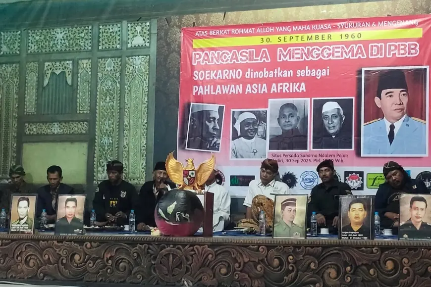 Berbagai Komunitas di Kediri Gelar Tasyakuran Pidato Bersejarah Bung Karno di PBB: Gema Pancasila di Dunia