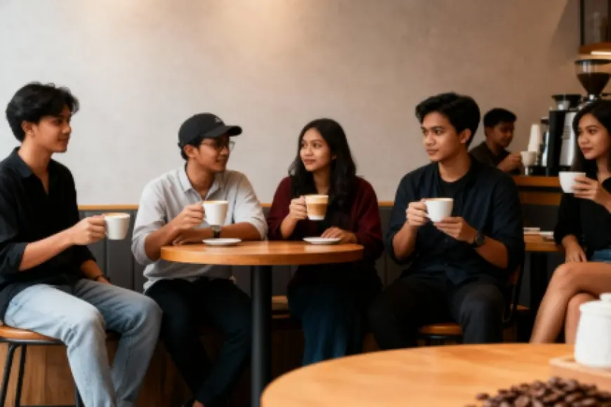 Gaya Hidup Kopi Estetik Jadi Tren Anak Muda Surabaya