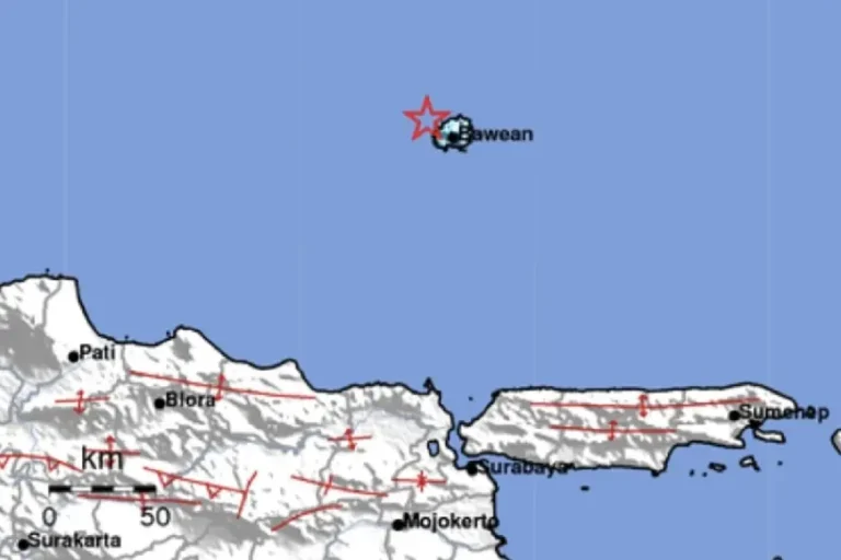 Pulau Bawean Diguncang Gempa Bumi 4,3 SR, BPBD: Tak Ada Laporan Kerusakan