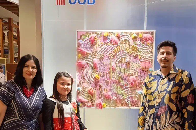 Bawakan Karya Bahan Daur Ulang, Nadine Fave Tampil Sebagai Finalis di 15th UOB Painting of The Year 2025