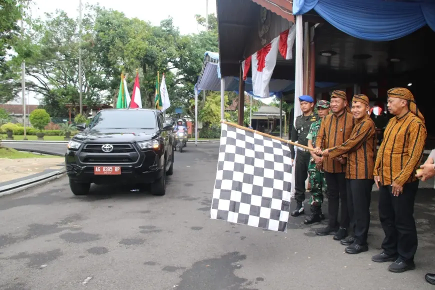 Bupati Tulungagung Berangkatkan Kirab Pataka, Lambang Daerah Diarak ke Seluruh Penjuru Kabupaten
