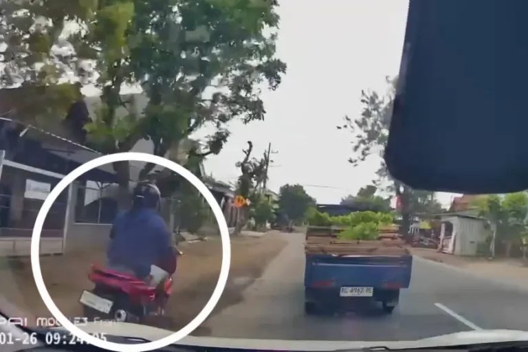 Viral, Aksi Kejar&kejaran Jambret di Tulungagung Terekam Kamera