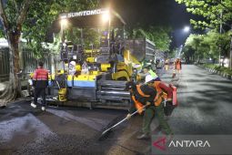 Pemkot Surabaya "overlay" jalan langganan genangan