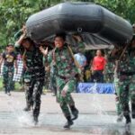 Perlombaan lari estafet Militer