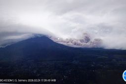 Selasa petang, Semeru erupsi dengan letusan 3.000 meter di atas puncak