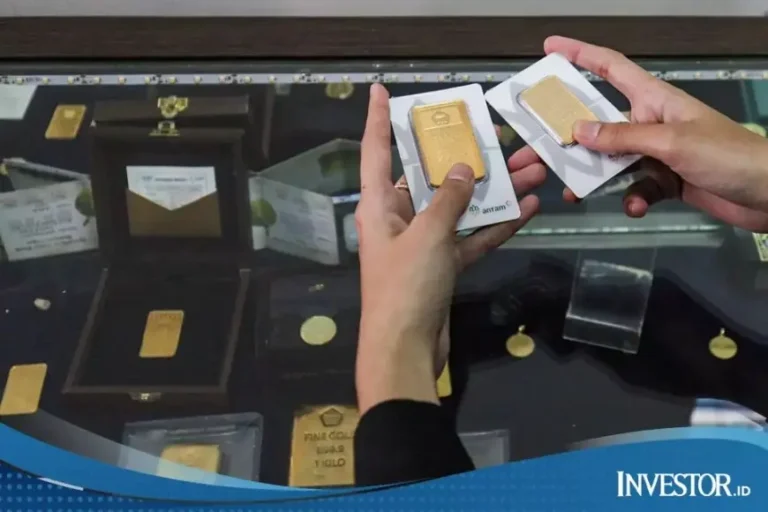Harga Emas Antam Melonjak Rp40.000 ke Level Rp3.068.000 per Gram