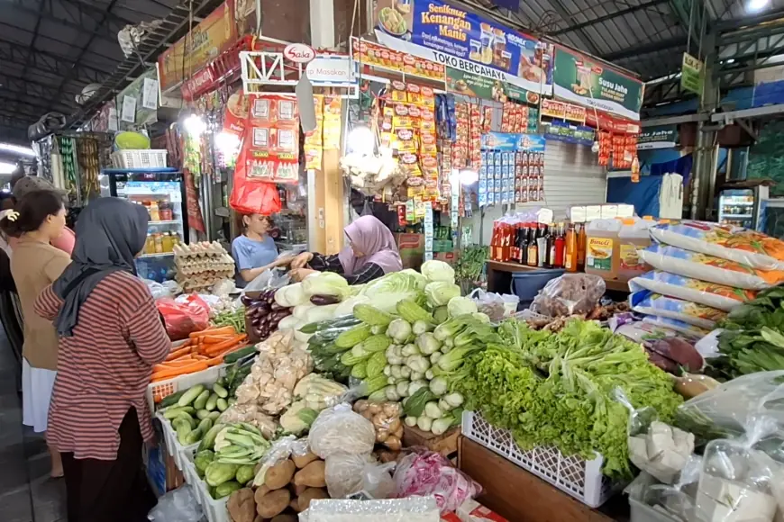 Harga Pangan di Pasar Tradisional Gresik Mulai Melandai Pascalibur Lebaran 2026