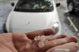 BPBD imbau masyarakat tak perlu panik sikapi peristiwa hujan es