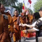 Perjalanan Bhikku pada Walk For Peace 2026 di Sidoarjo