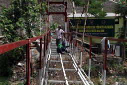 Progres pembangunan jembatan perintis garuda