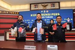 Polres Tuban amankan tiga pelaku pengedar uang palsu