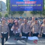Polres Pamekasan sita 582 sepeda motor dari lokasi balapan liar