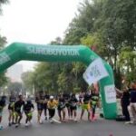 Komunitas lari di Surabaya ramaikan "pre-event" Suroboyo 10K
