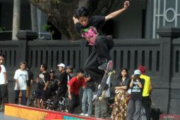 Perayaan hari skateboard di Malang