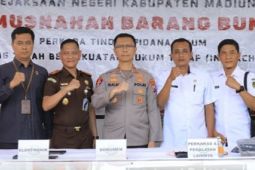 Narkoba dominasi barang bukti yang dimusnahkan Kejari Madiun