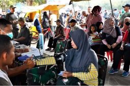 Korem 081/DSJ layani pengobatan gratis ratusan warga di Madiun
