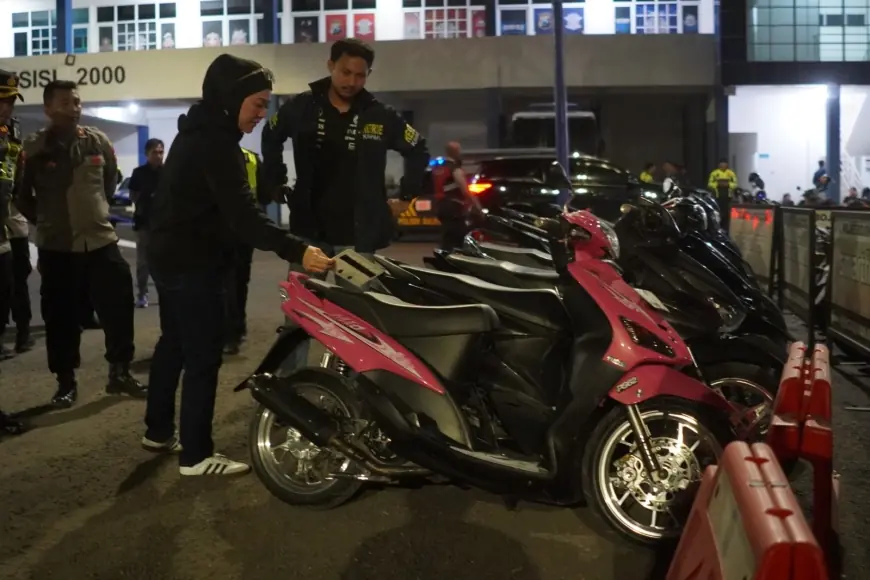 26 Motor Terjaring Patroli Malam Minggu di Bojonegoro, Knalpot Brong hingga Tak Bawa Surat