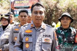 Polres Magetan siagakan posko pemantauan karhutla lereng Gunung Lawu