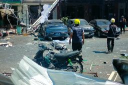 Polisi dalami penyebab ledakan di ruko San Antonio Surabaya