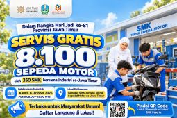 Khofifah ajak masyarakat manfaatkan servis gratis di 350 SMK