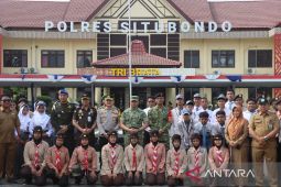 Polres Situbondo dampingi pelajar cegah perundungan dan narkoba