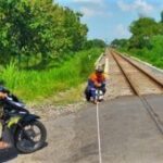 KAI Daop Madiun perbaiki geometri di tiga perlintasan wilayah Kediri